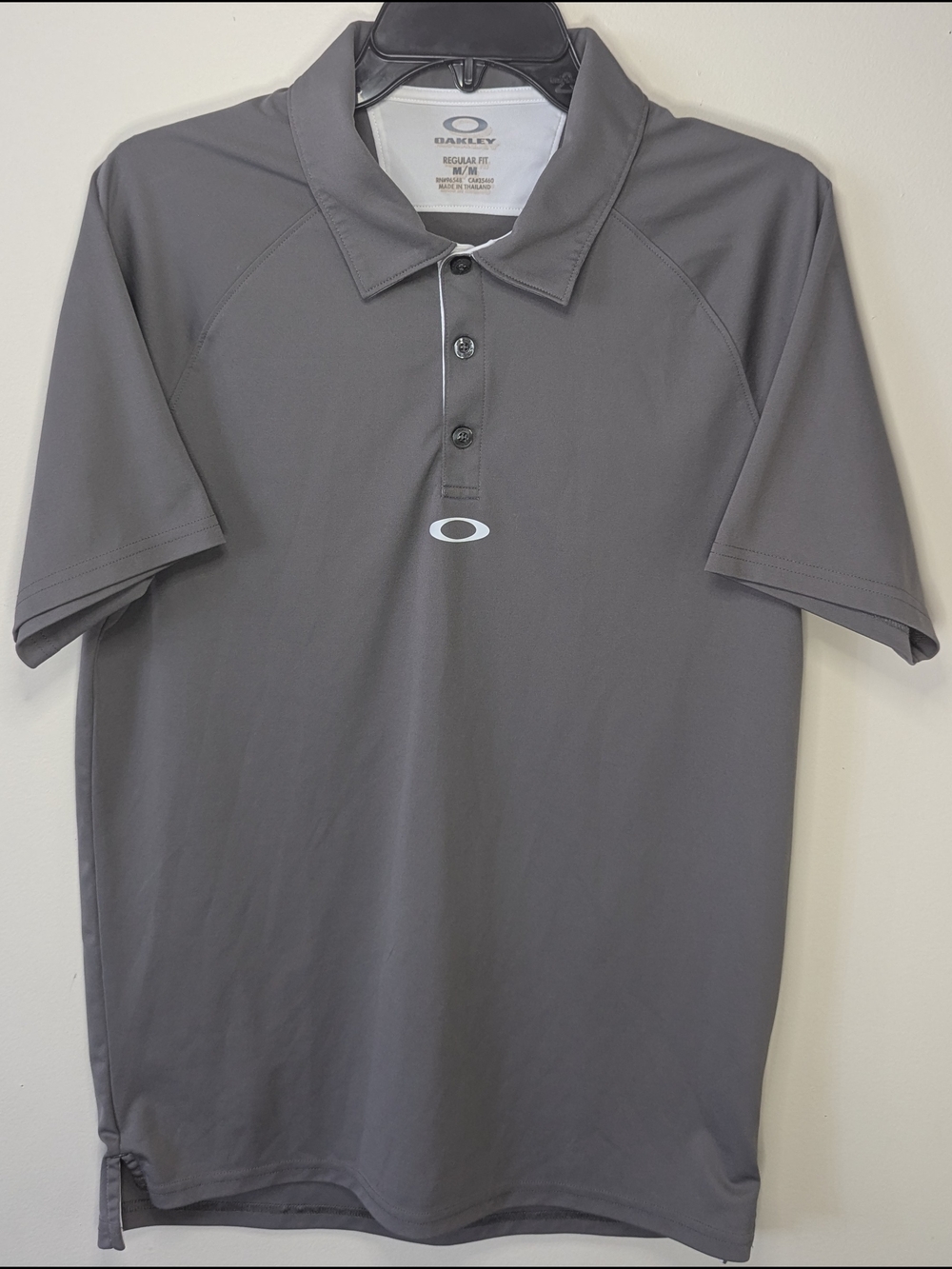 Oakley Men’s Charcoal Gray Polo with Logo
